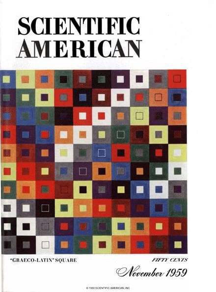 Scientific American Cover November 1959
